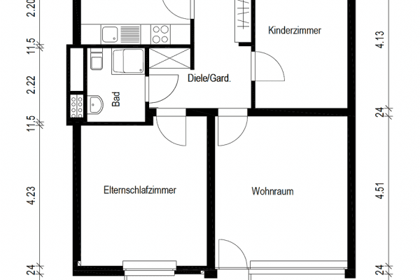Predaj bytu 3-izbový 69 m², Mülheim an der Ruhr Predaj bytu 3-izbový 69 m², Mülheim an der Ruhr