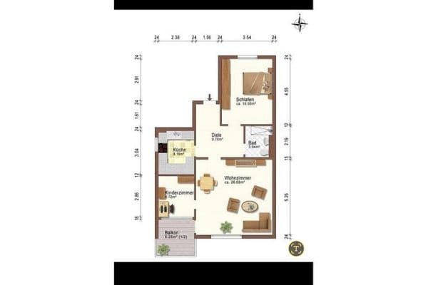 Predaj bytu 3-izbový 76 m², Robert-Koch-Straße 10, Ottobrunn, Bavorsko Predaj bytu 3-izbový 76 m², Robert-Koch-Straße 10, Ottobrunn, Bavorsko