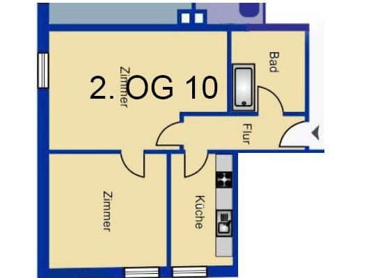 Prenájom bytu 2-izbový 62 m², Wormser Str. 15-17, Frankenthal Prenájom bytu 2-izbový 62 m², Wormser Str. 15-17, Frankenthal