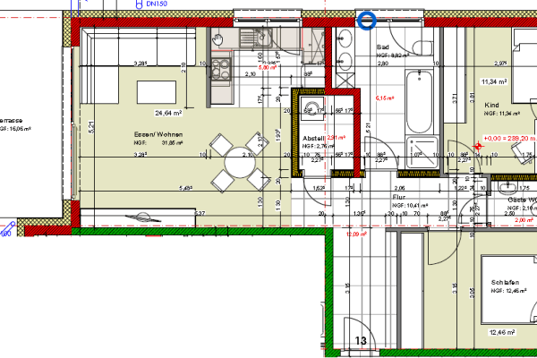 Prenájom bytu 3-izbový 87 m², Am Bahndamm 3, Bad Säckingen-Wallbach Prenájom bytu 3-izbový 87 m², Am Bahndamm 3, Bad Säckingen-Wallbach
