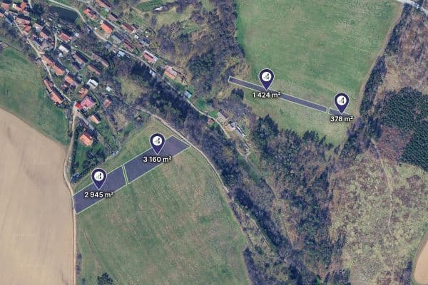 Predaj pozemku 1.581 m², Kulířov Predaj pozemku 1.581 m², Kulířov