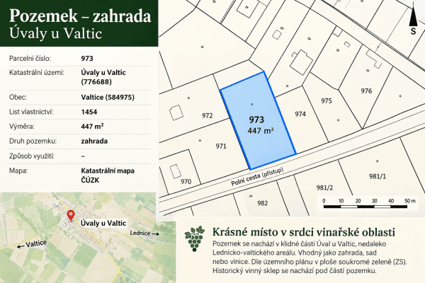 Predaj pozemku 447 m², Valtice Predaj pozemku 447 m², Valtice