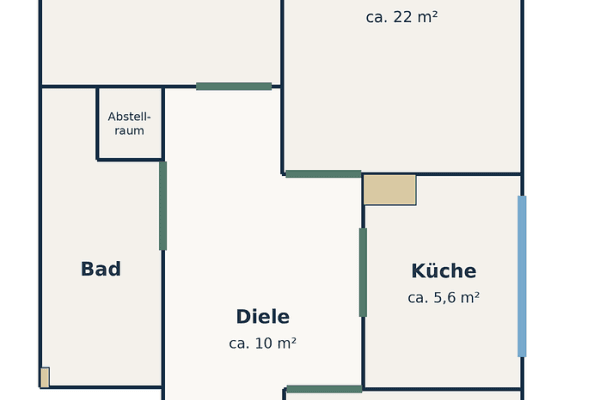 Predaj bytu 3-izbový 76 m², Frankenstr.82, Essen Predaj bytu 3-izbový 76 m², Frankenstr.82, Essen