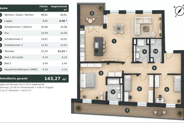 Predaj bytu 4-izbový 144 m², Frankfurt am Main, Hesensko Predaj bytu 4-izbový 144 m², Frankfurt am Main, Hesensko