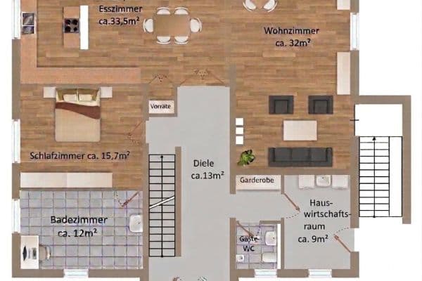 Predaj domu 250 m², pozemok 953 m², Quickborn Predaj domu 250 m², pozemok 953 m², Quickborn