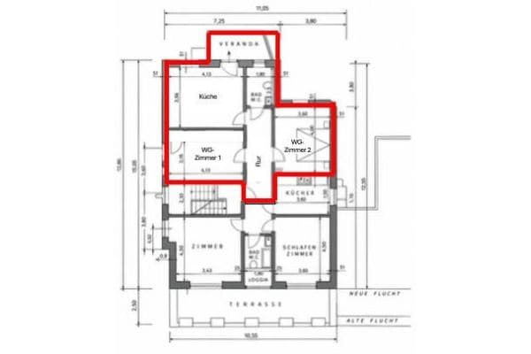 Prenájom bytu 2-izbový 59 m², Heinrichstraße 96, Darmstadt Prenájom bytu 2-izbový 59 m², Heinrichstraße 96, Darmstadt
