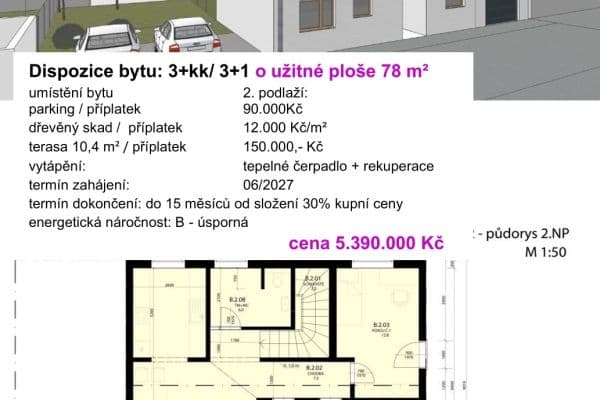 Predaj bytu 3-izbový 78 m², Ivančice Predaj bytu 3-izbový 78 m², Ivančice