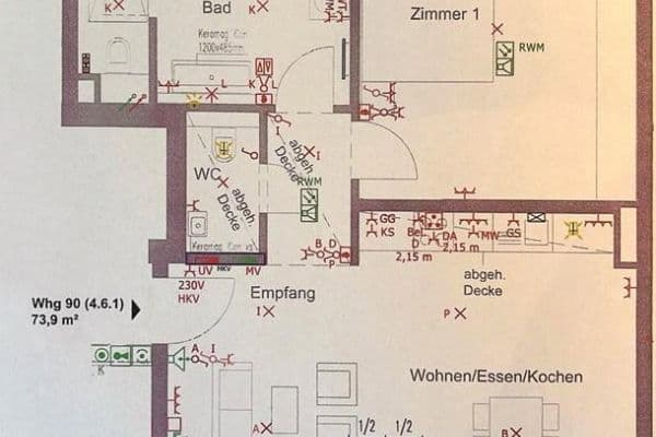 Prenájom bytu 2-izbový 74 m², Alte Jakobstraße 48, Berlin, Berlín Prenájom bytu 2-izbový 74 m², Alte Jakobstraße 48, Berlin, Berlín