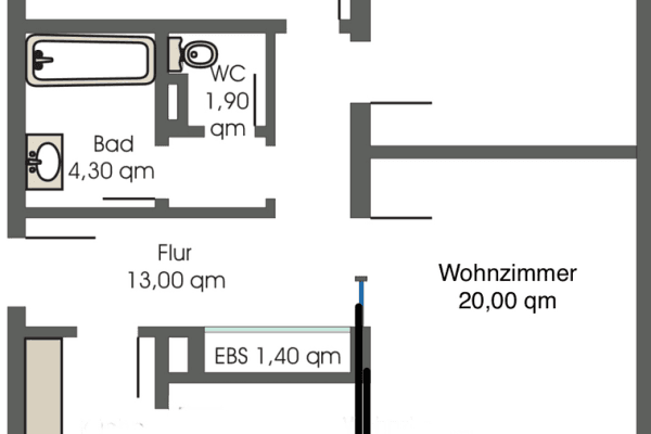 Prenájom bytu 3-izbový 92 m², Königsberger Str. 160, Münster - Coerde Prenájom bytu 3-izbový 92 m², Königsberger Str. 160, Münster - Coerde