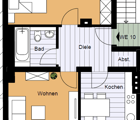 Predaj bytu 2-izbový 56 m², Köln, Severné Porýnie - Westfálsko Predaj bytu 2-izbový 56 m², Köln, Severné Porýnie - Westfálsko