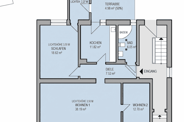 Prenájom bytu 4-izbový 106 m², Voedestraße 63, Bochum, Severné Porýnie - Westfálsko Prenájom bytu 4-izbový 106 m², Voedestraße 63, Bochum, Severné Porýnie - Westfálsko