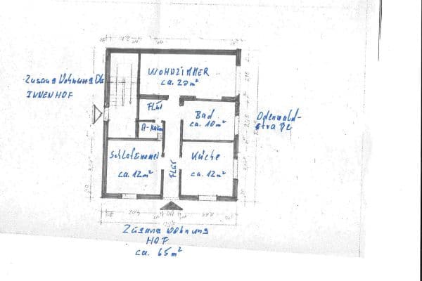 Prenájom bytu 2-izbový 65 m², Odenwaldstraße 39, Otzberg Prenájom bytu 2-izbový 65 m², Odenwaldstraße 39, Otzberg