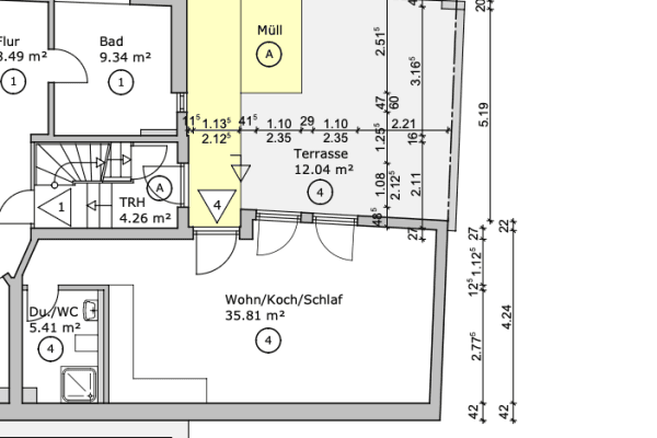 Prenájom bytu 1-izbový 54 m², Friedrichsfeld Prenájom bytu 1-izbový 54 m², Friedrichsfeld