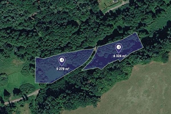 Predaj pozemku 9.603 m², Dubá Predaj pozemku 9.603 m², Dubá
