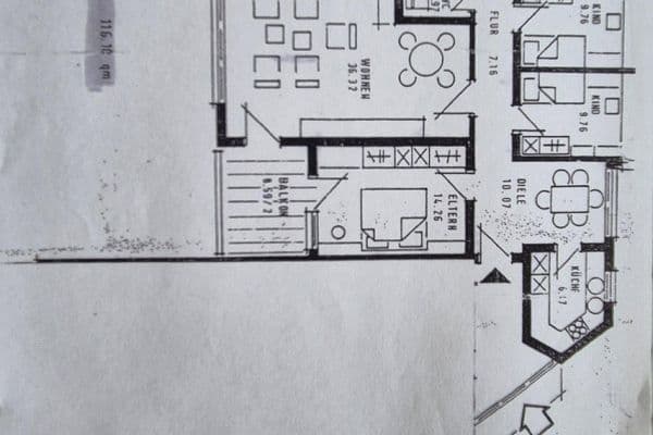 Prenájom bytu 5-izbový 116 m², Ammerbuch-Altingen Prenájom bytu 5-izbový 116 m², Ammerbuch-Altingen