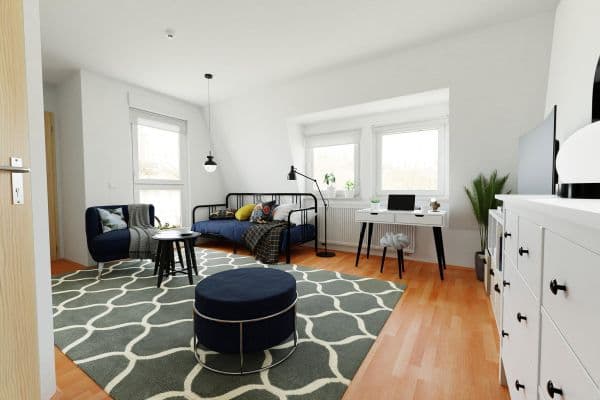 Prenájom bytu 1-izbový 31 m², Ludwigsburg Prenájom bytu 1-izbový 31 m², Ludwigsburg