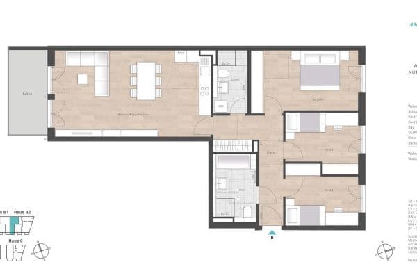 Predaj bytu 4-izbový 101 m², Fußbergstraße, Gauting, Bavorsko Predaj bytu 4-izbový 101 m², Fußbergstraße, Gauting, Bavorsko