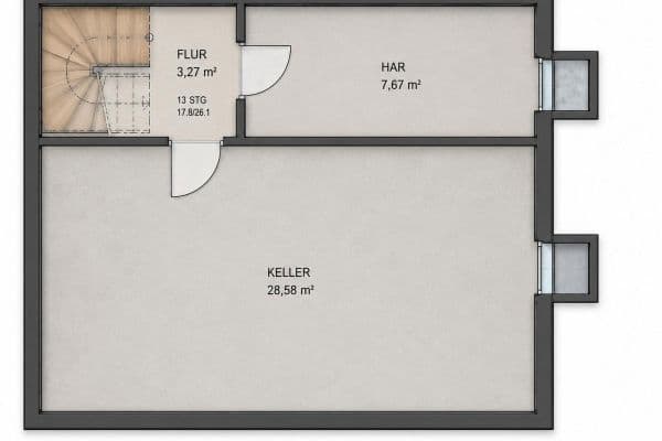 Predaj domu 129 m², pozemok 200 m², Wickererstraße 59i, Flörsheim Predaj domu 129 m², pozemok 200 m², Wickererstraße 59i, Flörsheim