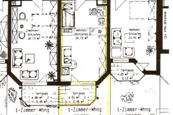 Prenájom bytu 1-izbový 42 m², Erlangen, Bavorsko Prenájom bytu 1-izbový 42 m², Erlangen, Bavorsko
