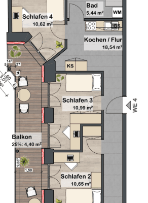 Prenájom bytu 71 m², Fürther Str. 42a, Nürnberg Gostenhof, Bavorsko Prenájom bytu 71 m², Fürther Str. 42a, Nürnberg Gostenhof, Bavorsko
