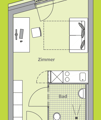 Prenájom bytu 1-izbový 26 m², Dasselstr. 1b, Köln, Severné Porýnie - Westfálsko Prenájom bytu 1-izbový 26 m², Dasselstr. 1b, Köln, Severné Porýnie - Westfálsko