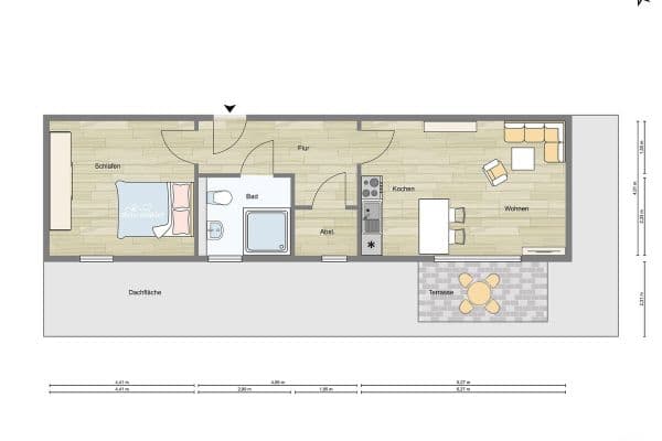 Prenájom bytu 2-izbový 62 m², Schermbeck Prenájom bytu 2-izbový 62 m², Schermbeck