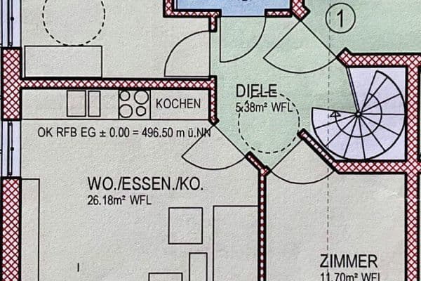 Prenájom bytu 4-izbový 107 m², Altomünster, Bavorsko Prenájom bytu 4-izbový 107 m², Altomünster, Bavorsko