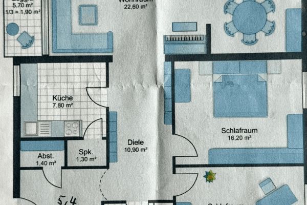 Prenájom bytu 3-izbový 10 m², Hackerberg 4, Krailling, Bavorsko Prenájom bytu 3-izbový 10 m², Hackerberg 4, Krailling, Bavorsko