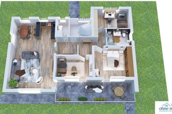 Prenájom bytu 4-izbový 107 m², Goetheweg 7, Eltville Prenájom bytu 4-izbový 107 m², Goetheweg 7, Eltville