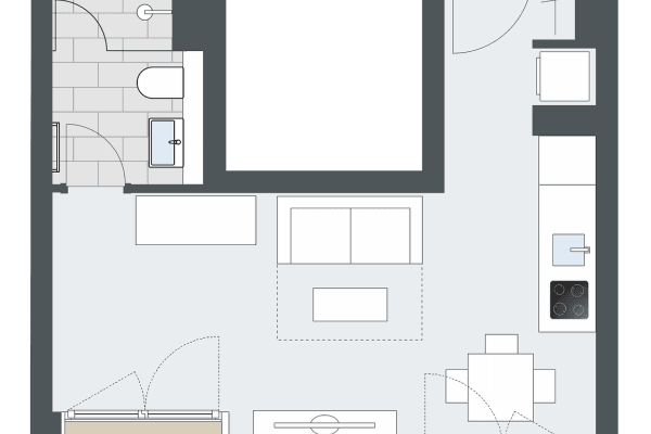 Prenájom bytu 1-izbový 30 m², Pufendorfstr. 3B, Berlin, Berlín Prenájom bytu 1-izbový 30 m², Pufendorfstr. 3B, Berlin, Berlín