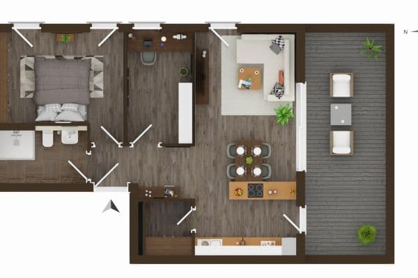Prenájom bytu 3-izbový 74 m², Aldringenstraße 7, Ingolstadt, Bavorsko Prenájom bytu 3-izbový 74 m², Aldringenstraße 7, Ingolstadt, Bavorsko