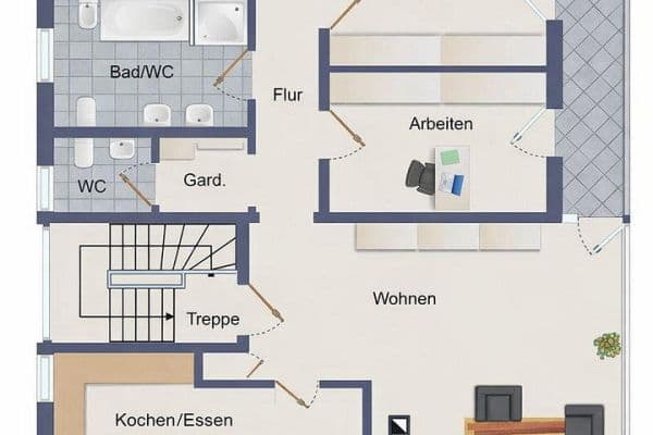 Prenájom bytu 4-izbový 127 m², Römerberg, Porýnie-Falcko Prenájom bytu 4-izbový 127 m², Römerberg, Porýnie-Falcko