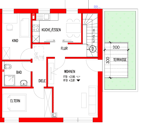 Prenájom bytu 3-izbový 70 m², Nürtingen Prenájom bytu 3-izbový 70 m², Nürtingen