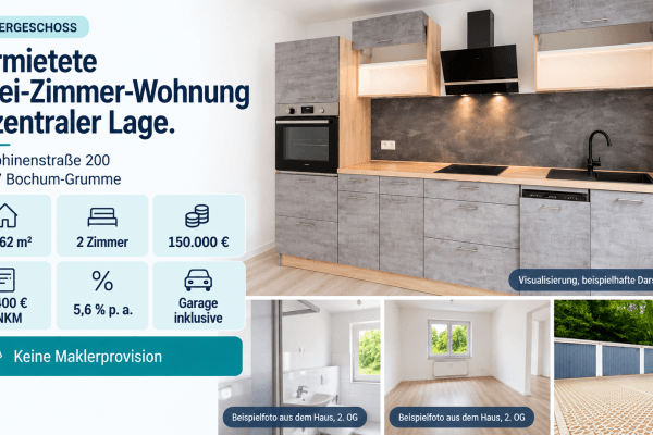 Predaj bytu 2-izbový 60 m², Josephinenstraße 200, Bochum Predaj bytu 2-izbový 60 m², Josephinenstraße 200, Bochum