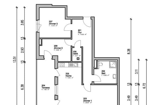 Predaj bytu 3-izbový 95 m², Bremen, Brémy Predaj bytu 3-izbový 95 m², Bremen, Brémy