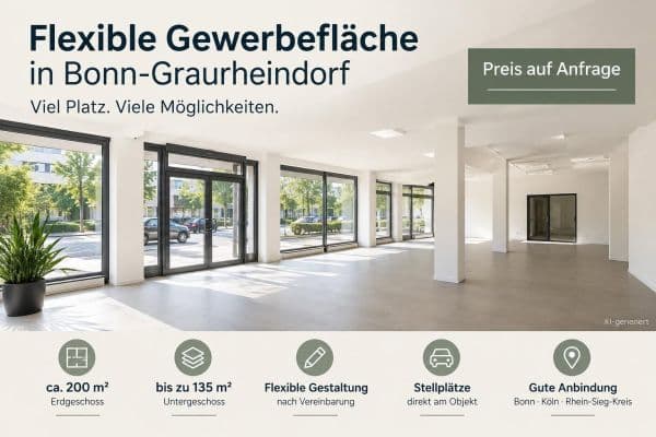 Prenájom kancelárie 335 m², Bonn Prenájom kancelárie 335 m², Bonn