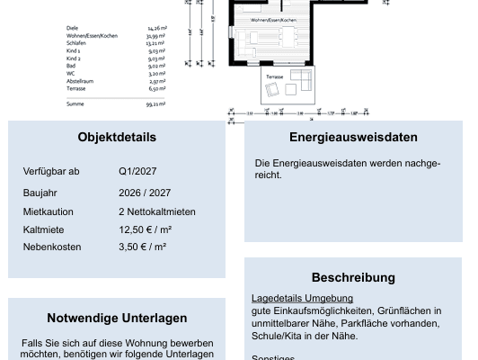 Prenájom bytu 4-izbový 100 m², Hauptstr. 143, Sinzheim Prenájom bytu 4-izbový 100 m², Hauptstr. 143, Sinzheim