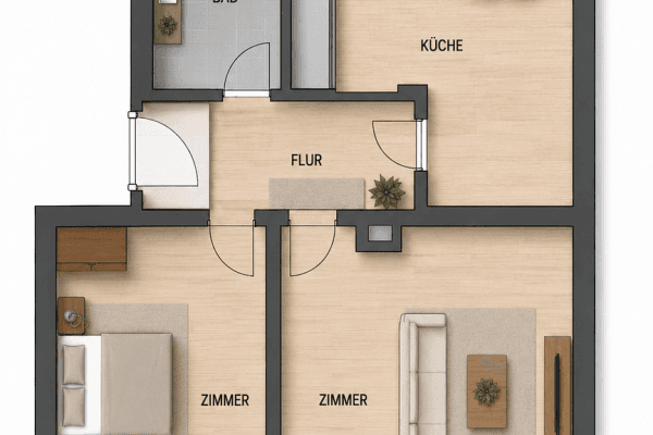 Prenájom bytu 2-izbový 58 m², Landgrabenstraße, Nürnberg, Bavorsko Prenájom bytu 2-izbový 58 m², Landgrabenstraße, Nürnberg, Bavorsko