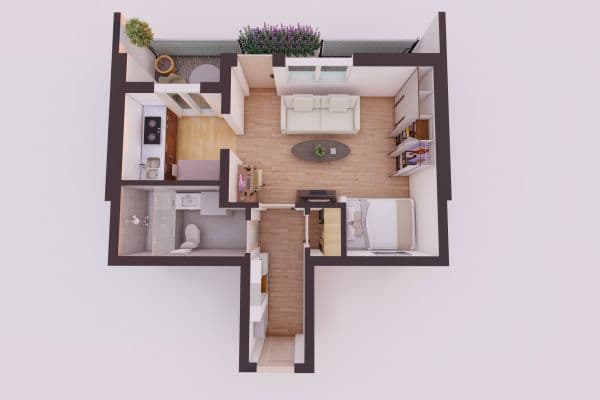 Predaj bytu 1-izbový 42 m², Albert-Schweitzer-Str.65, München, Bavorsko Predaj bytu 1-izbový 42 m², Albert-Schweitzer-Str.65, München, Bavorsko
