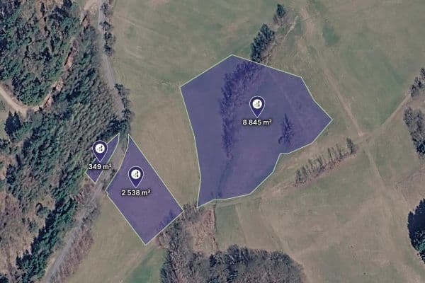 Predaj pozemku 1.955 m², Železný Brod Predaj pozemku 1.955 m², Železný Brod