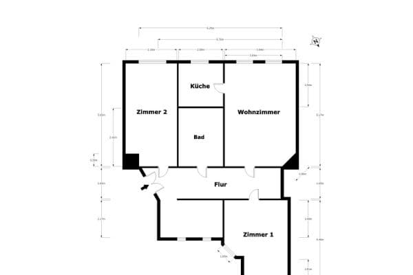 Prenájom bytu 3-izbový 74 m², Georg-Schwarz-Straße 40, Leipzig, Sasko Prenájom bytu 3-izbový 74 m², Georg-Schwarz-Straße 40, Leipzig, Sasko