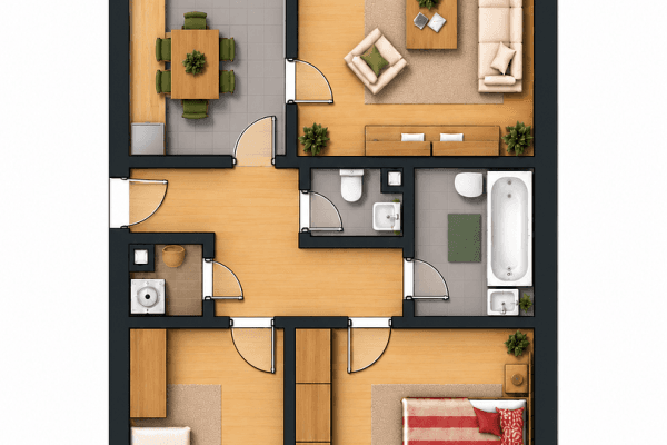 Prenájom bytu 3-izbový 75 m², Gemenweg 174, Münster, Severné Porýnie - Westfálsko Prenájom bytu 3-izbový 75 m², Gemenweg 174, Münster, Severné Porýnie - Westfálsko