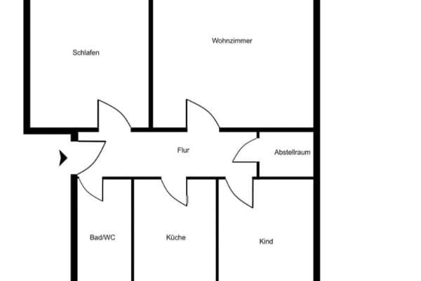 Predaj bytu 3-izbový 62 m², Düsseldorfer Straße 4, Bremen, Brémy Predaj bytu 3-izbový 62 m², Düsseldorfer Straße 4, Bremen, Brémy