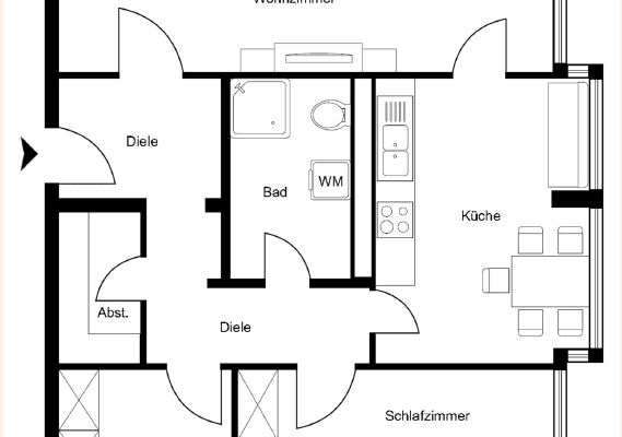 Prenájom bytu 3-izbový 75 m², Regensburgerstraße 63, Nürnberg, Bavorsko Prenájom bytu 3-izbový 75 m², Regensburgerstraße 63, Nürnberg, Bavorsko