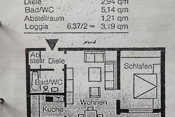 Predaj bytu 2-izbový 62 m², Hessenring 32, Wiesbaden Predaj bytu 2-izbový 62 m², Hessenring 32, Wiesbaden
