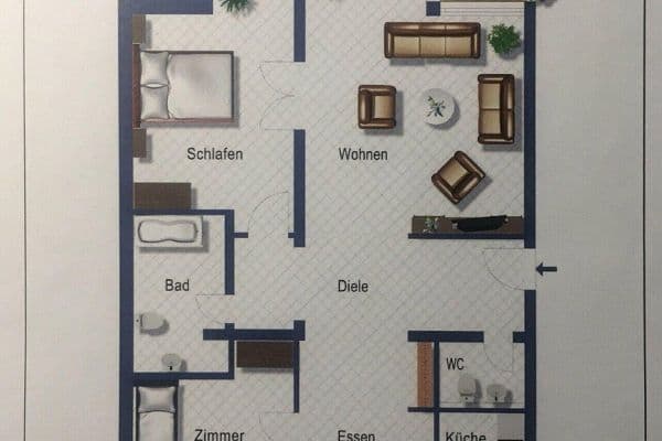 Prenájom bytu 3-izbový 104 m², Adolfstraße 121, Lahnstein Prenájom bytu 3-izbový 104 m², Adolfstraße 121, Lahnstein