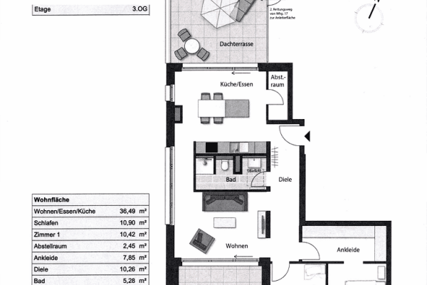 Prenájom bytu 3-izbový 102 m², In den Akademiegärten 3, Neuhausen auf den Fildern Prenájom bytu 3-izbový 102 m², In den Akademiegärten 3, Neuhausen auf den Fildern