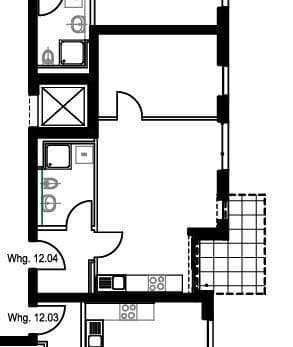 Prenájom bytu 2-izbový 50 m², Aristide-Briand-Str. 12, Herzogenaurach Prenájom bytu 2-izbový 50 m², Aristide-Briand-Str. 12, Herzogenaurach