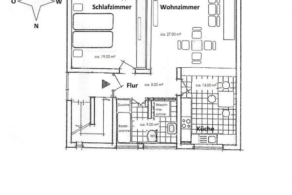 Prenájom bytu 2-izbový 73 m², Recklinghausen, Severné Porýnie - Westfálsko Prenájom bytu 2-izbový 73 m², Recklinghausen, Severné Porýnie - Westfálsko