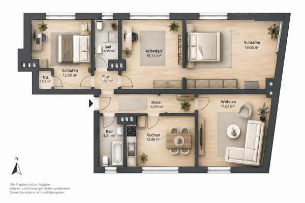 Predaj bytu 4-izbový 97 m², Bochum Predaj bytu 4-izbový 97 m², Bochum
